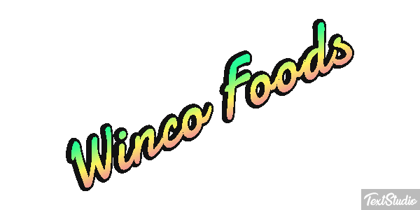 Winco Foods Effetto testo
