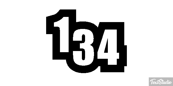 134 Text effect
