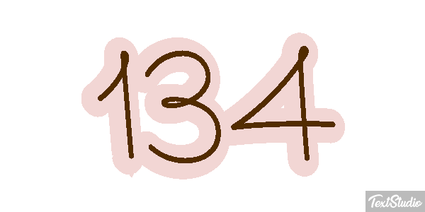 134 Text effect