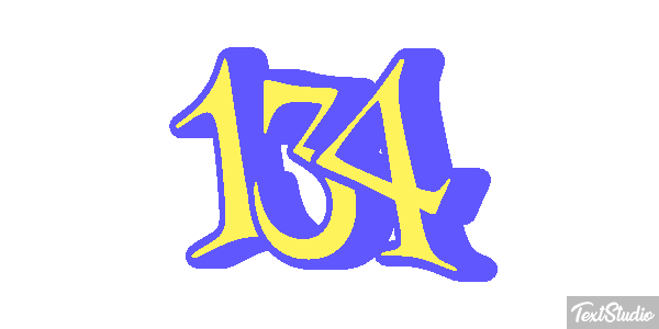 134 Text effect