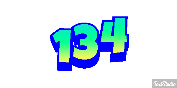 134 Text effect