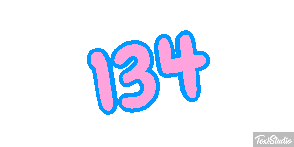 134 Text effect