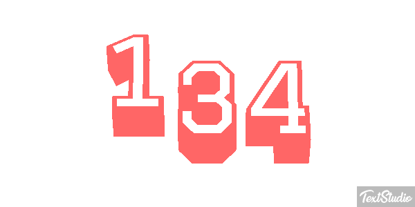 134 Text effect