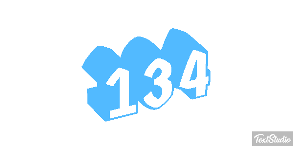 134 Text effect