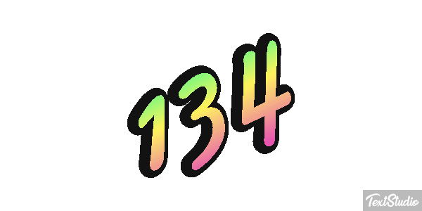 134 Text effect