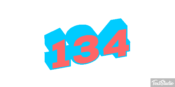 134 Text effect