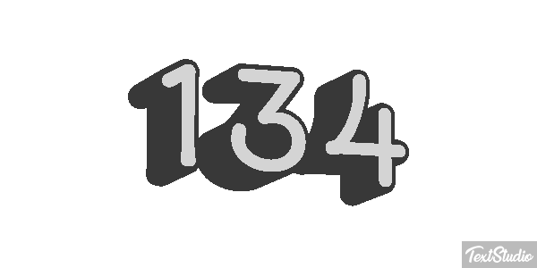 134 Text effect