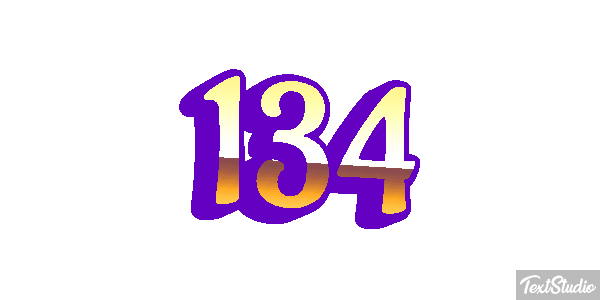 134 Text effect