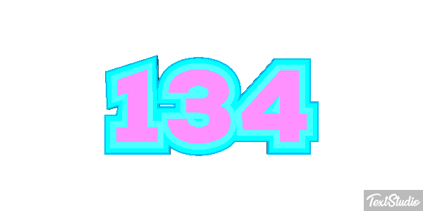 134 Text effect