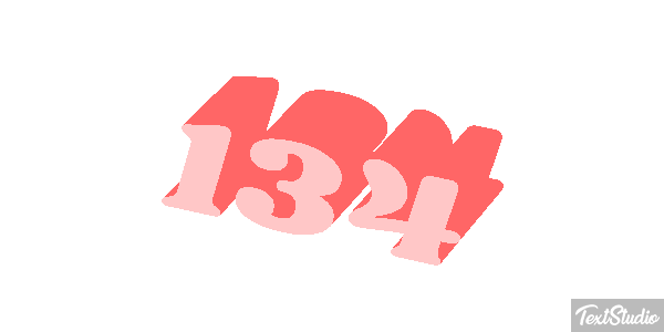 134 Text effect