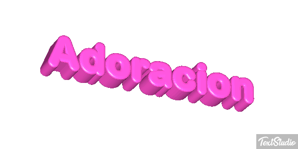 Adoración Efecto de texto