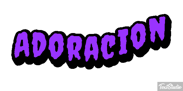 Adoración Efecto de texto