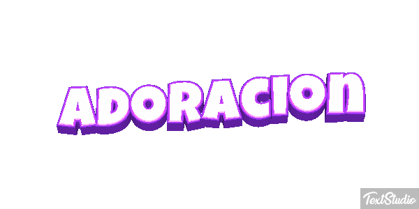 Adoración Efecto de texto