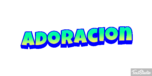 Adoración Efecto de texto