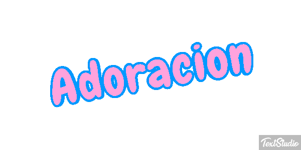Adoración Efecto de texto