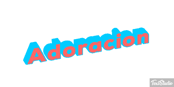 Adoración Efecto de texto