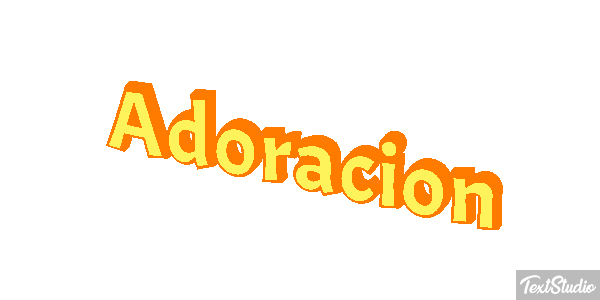 Adoración Efecto de texto