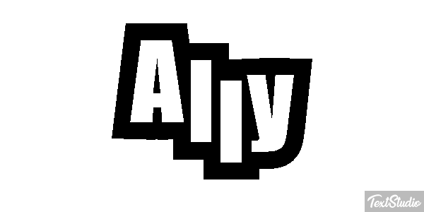 Ally テキスト効果