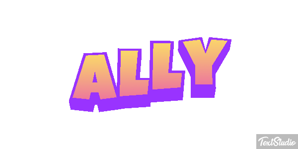 Ally テキスト効果