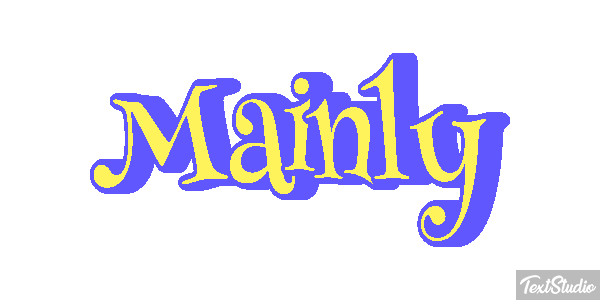 Mainly Text effect