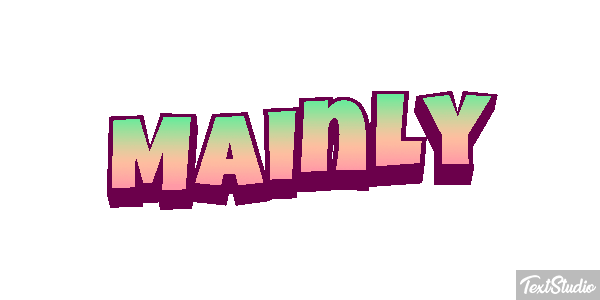 Mainly Text effect