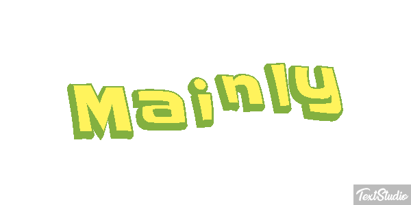 Mainly Text effect