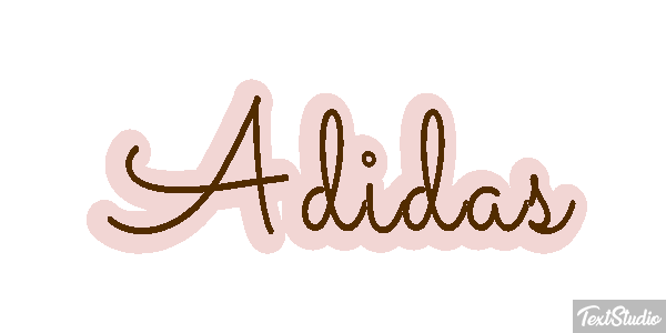 Adidas Text effect