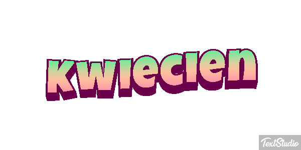 Kwiecień Efeito do texto