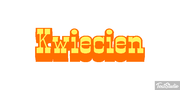 Kwiecień Efeito do texto