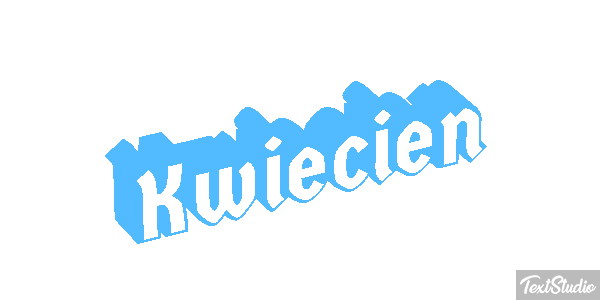 Kwiecień Efeito do texto