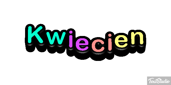 Kwiecień Efeito do texto