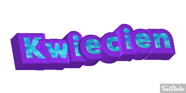 Kwiecień Efeito do texto
