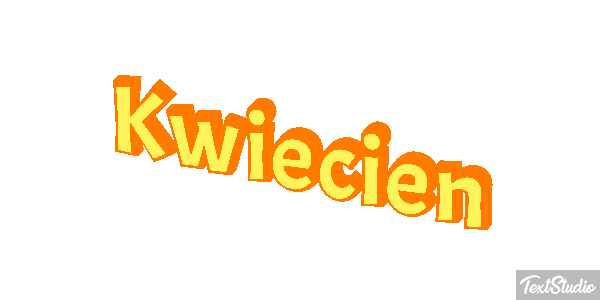 Kwiecień Efeito do texto