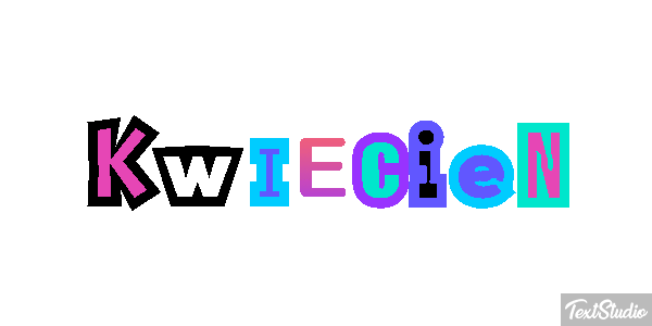Kwiecień Efeito do texto