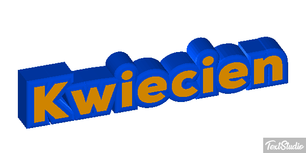 Kwiecień Efeito do texto