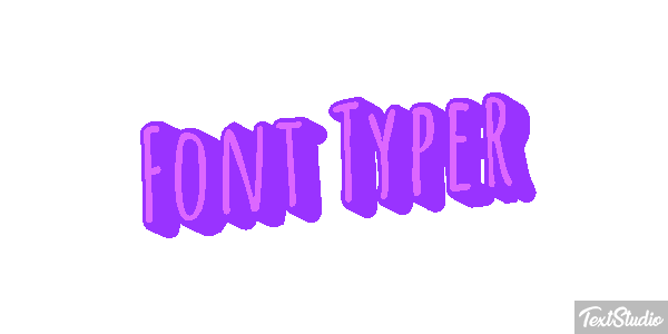 Font Typer Texteffekt