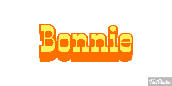 Bonnie Text effect