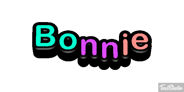 Bonnie Text effect
