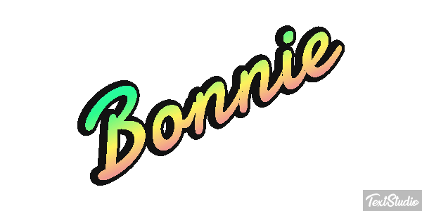 Bonnie Text effect