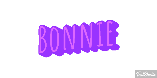 Bonnie Text effect