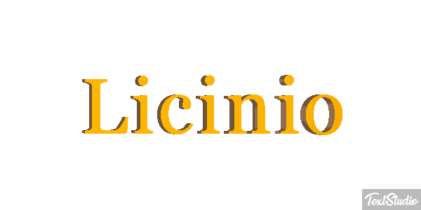 Licinio Effetto testo
