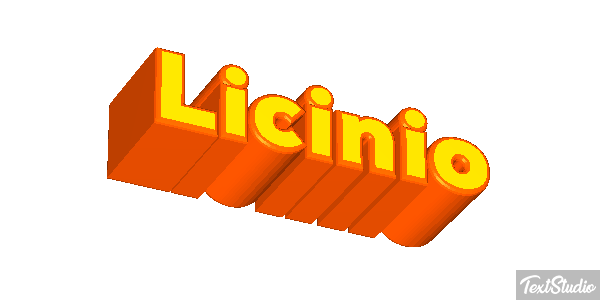 Licinio Effetto testo