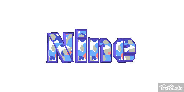 Nine Effetto testo