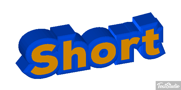 Short Text effect