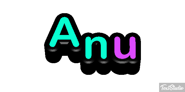 Anu Text effect