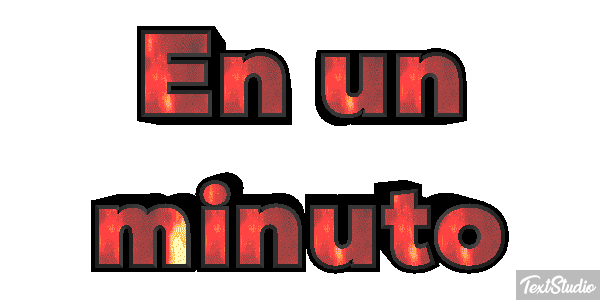 En un minuto テキスト効果