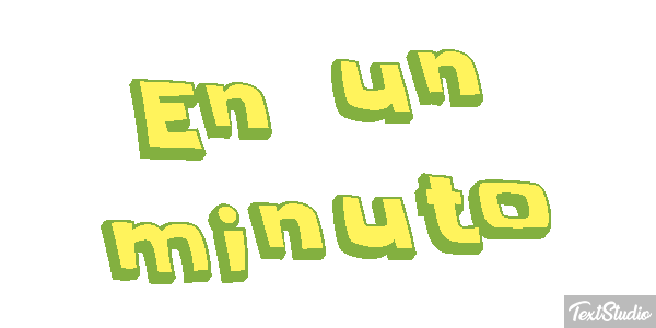 En un minuto テキスト効果