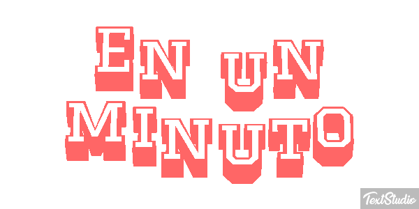 En un minuto テキスト効果