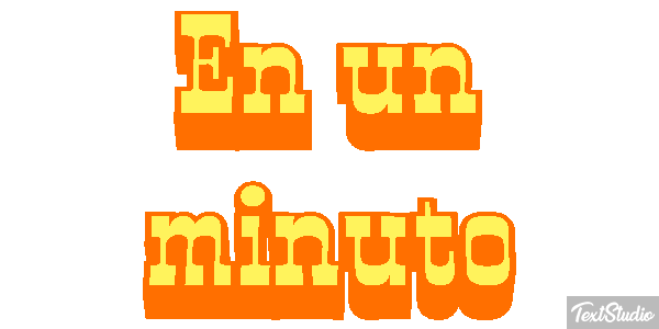 En un minuto テキスト効果