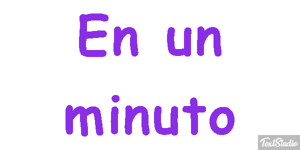 En un minuto テキスト効果